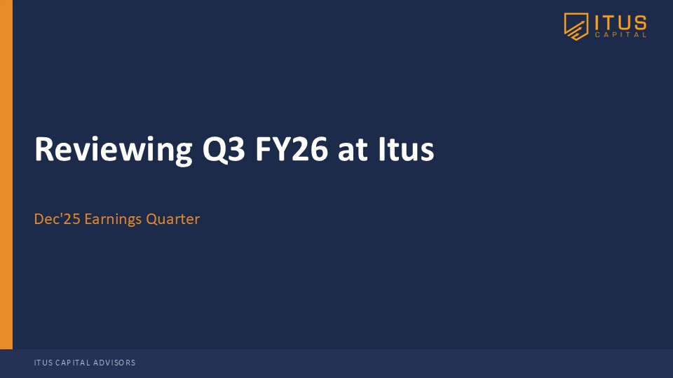 Portfolio Review – 3Q FY26